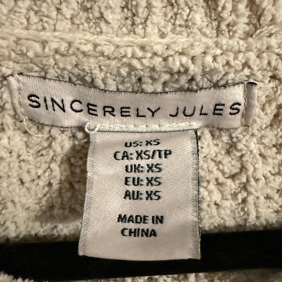Sincerely Jules Cropped Cream Sweater - Picture 2 of 5